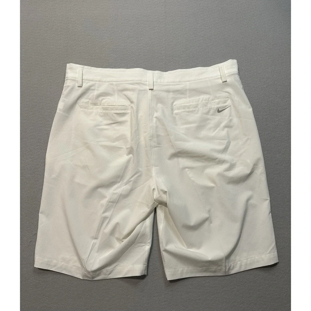 Nike Golf Dri Fit Shorts Mens 35 Off White Performance Stretch Standard Fit